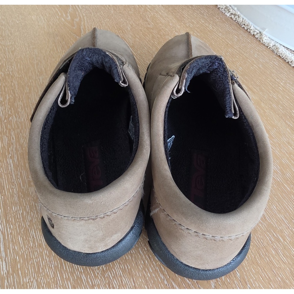 Teva Women's Leather Slip-On Clogs Brown Comfort Shoes Size 6 - Picture 6 of 12